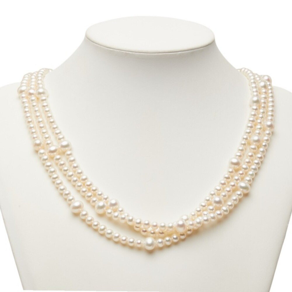 TIFFANY & CO. Silver Pearl Necklace